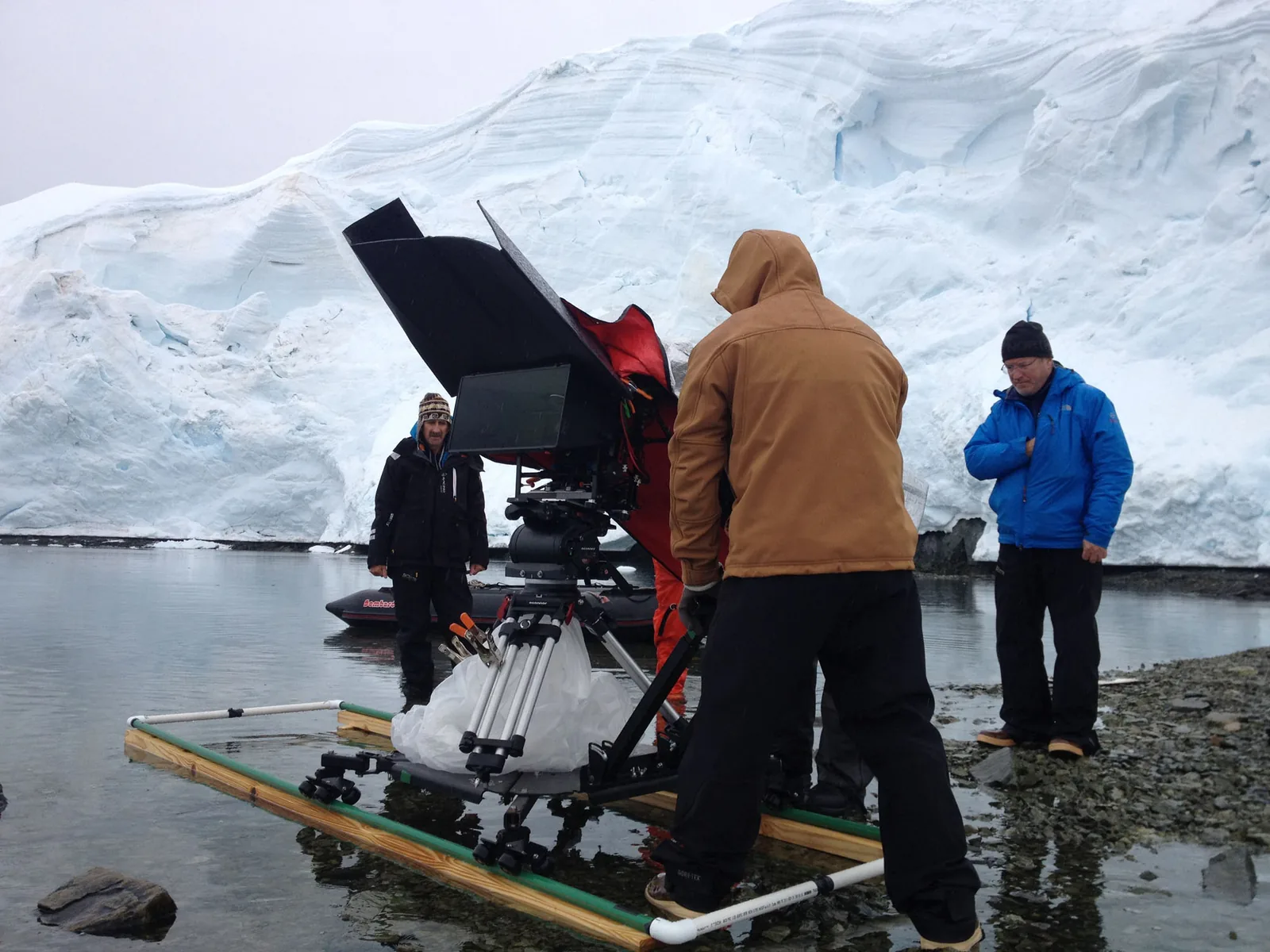 Antarctica 3D camera crew